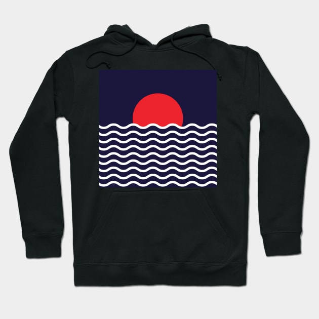 Dark Sea Hoodie by RedGraph